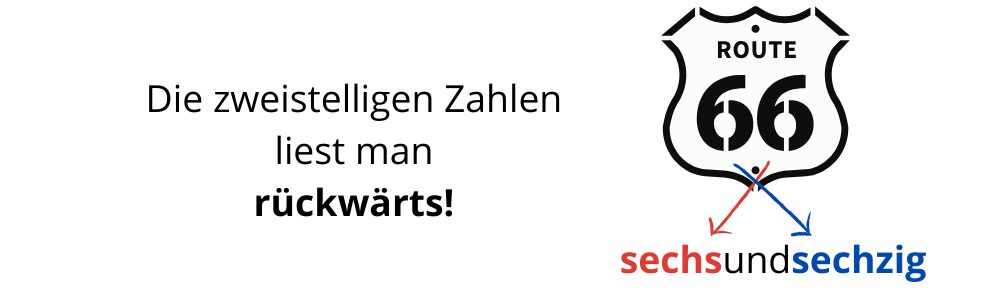Deutsche Zahlen Beispiel